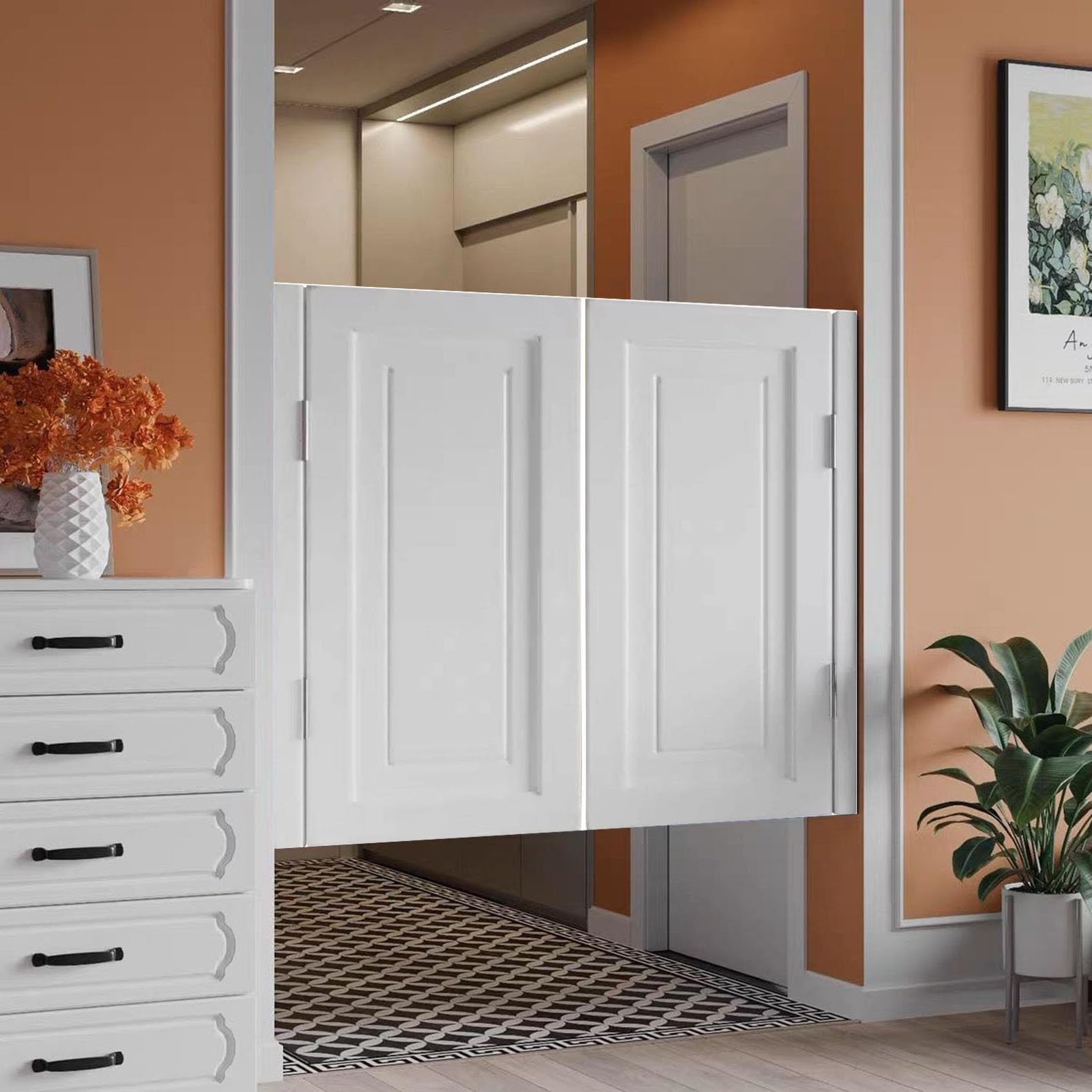 Auto-Closing Wooden Saloon Doors - 0.5