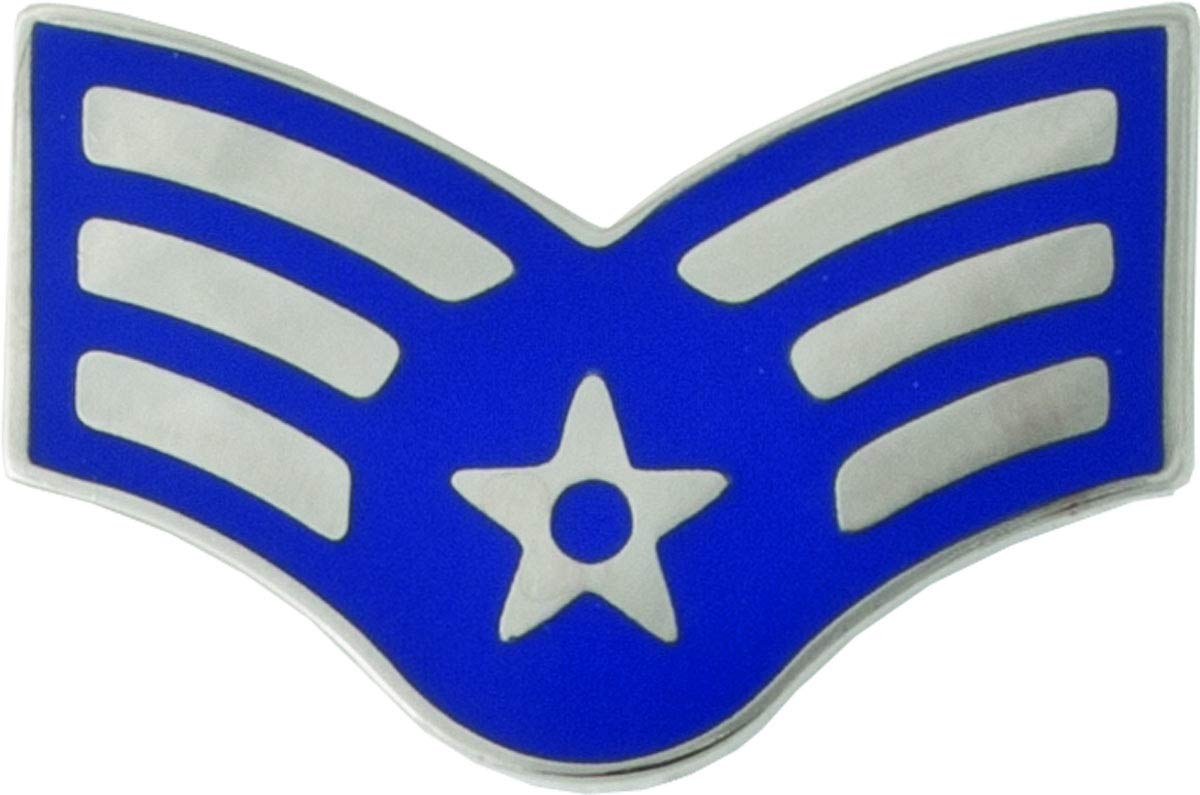 US Air Force No Shine Rank Insignia - Matte Finish Military Rank Pins for Uniforms | Perfect for Dress Blues, Formal Events & Professional Military Apparel