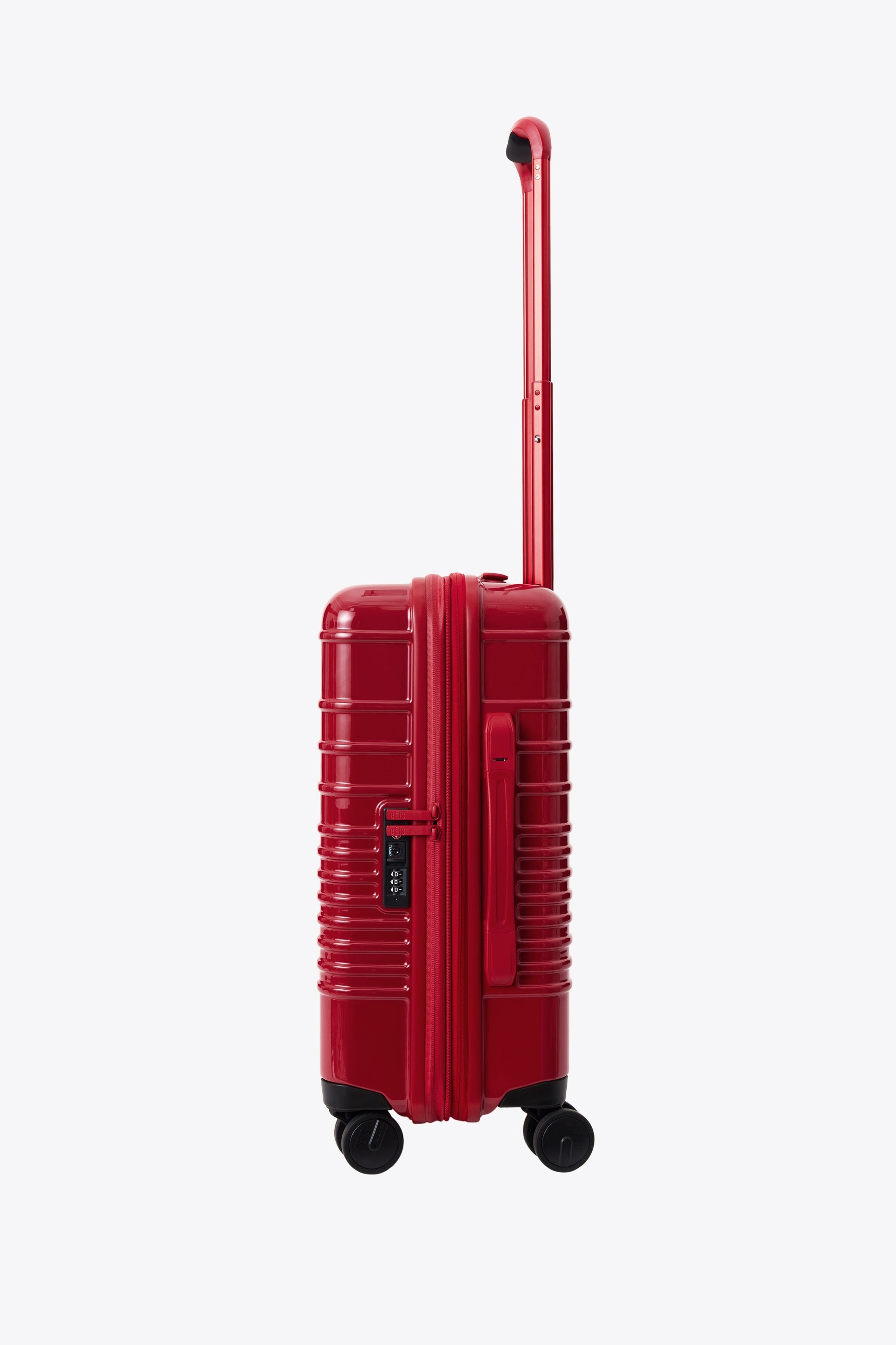Text Me Red Carry On Roller Luggage - Lightweight & Durable Suitcase for Travel, Business Trips & Weekend Getaways