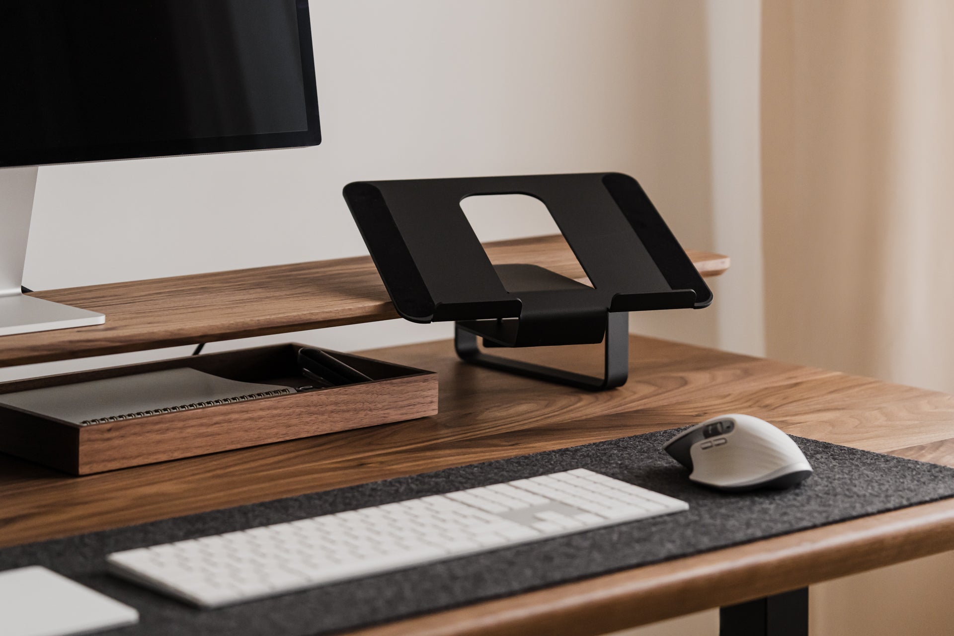 Adjustable Laptop Stand for Desk - Ergonomic Computer Riser with Ventilation - Perfect for Home Office, Gaming & Workstation Setup