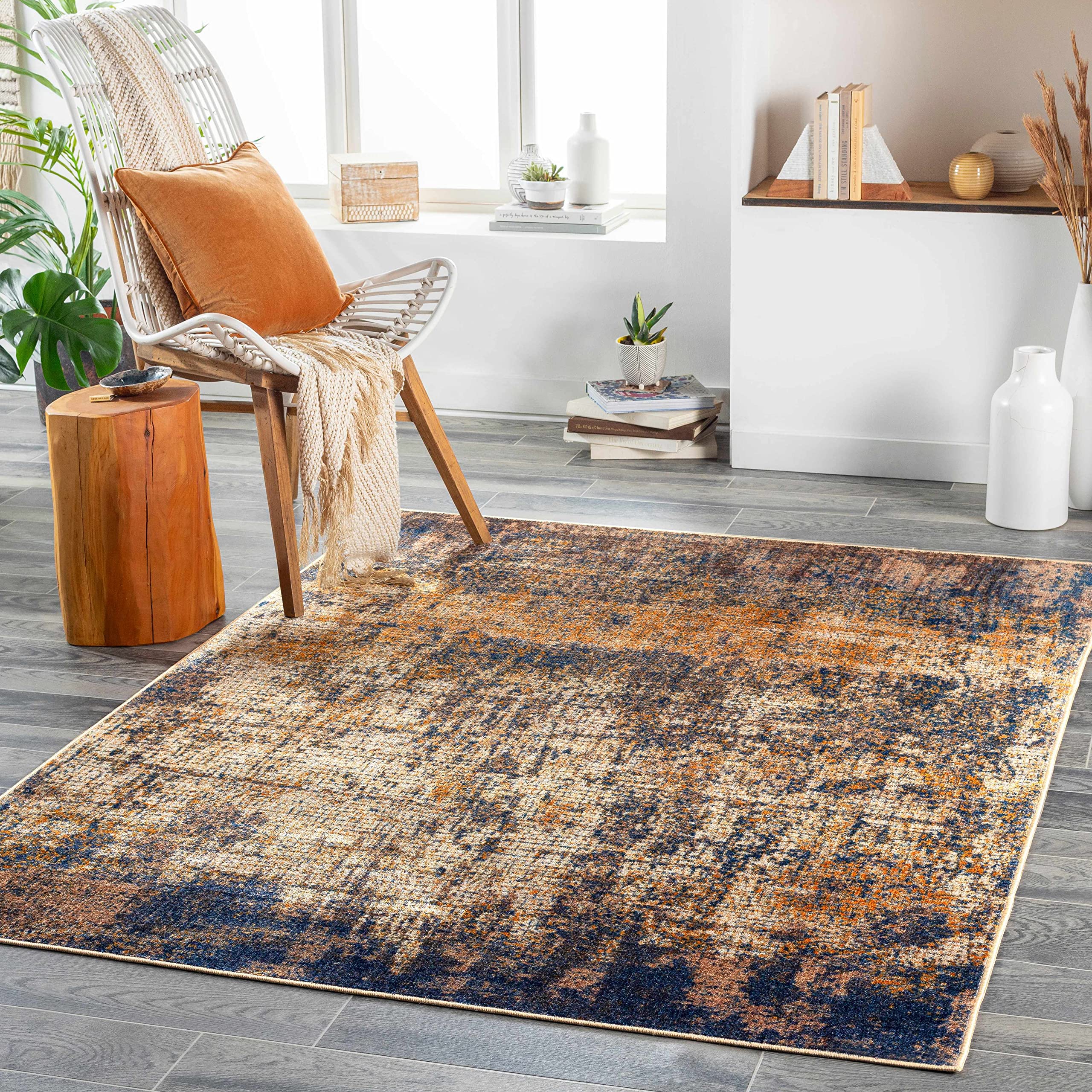 Machine Washable Hauteloom Bantuanon Area Rug - Brown & Red 8'10