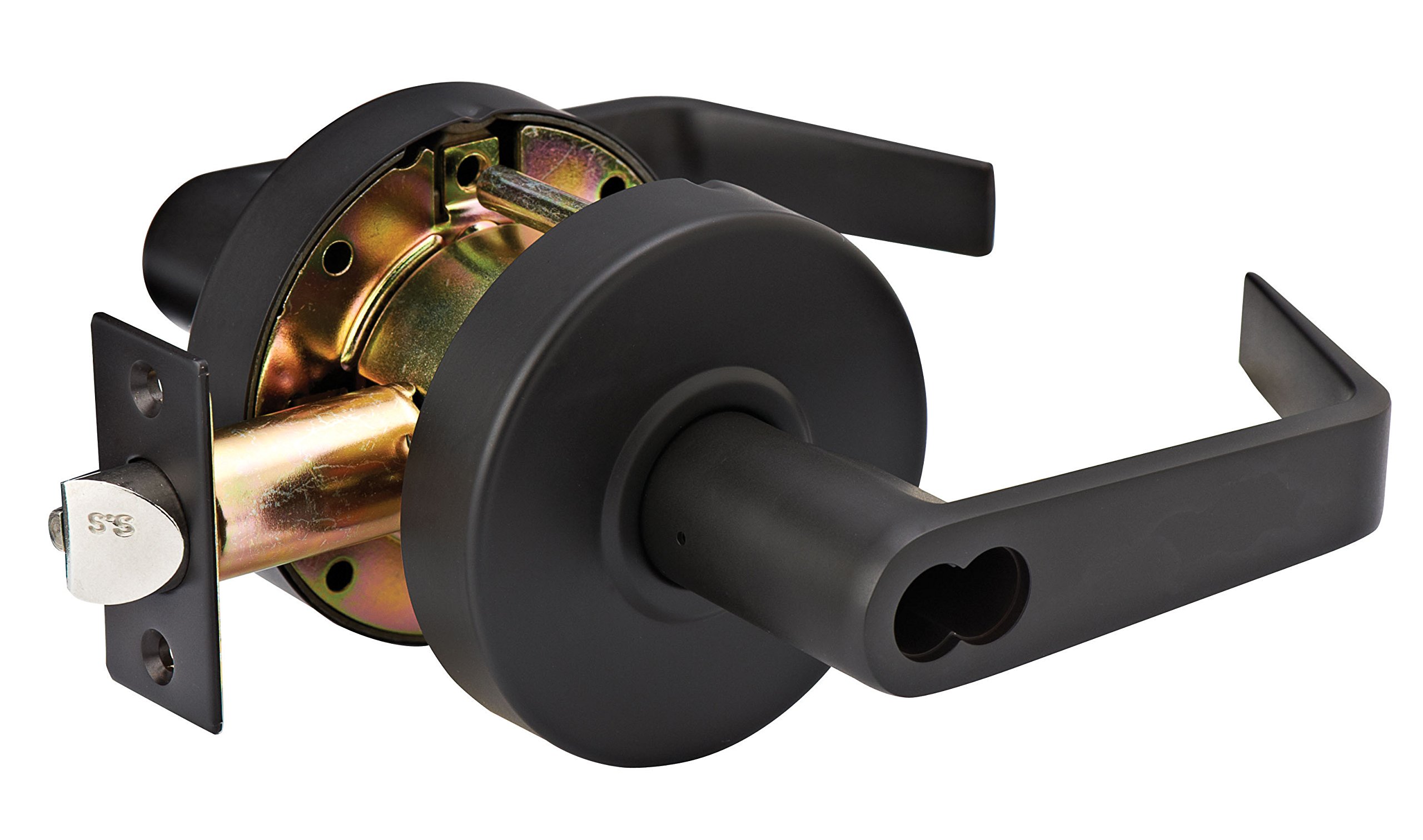 Master Lock SLCICKE10B Heavy Duty Grade 2 Commercial SFIC Keyed Entry Door Lock - Oil Rubbed Bronze Finish - Secure Office, Warehouse & Retail Store Doors