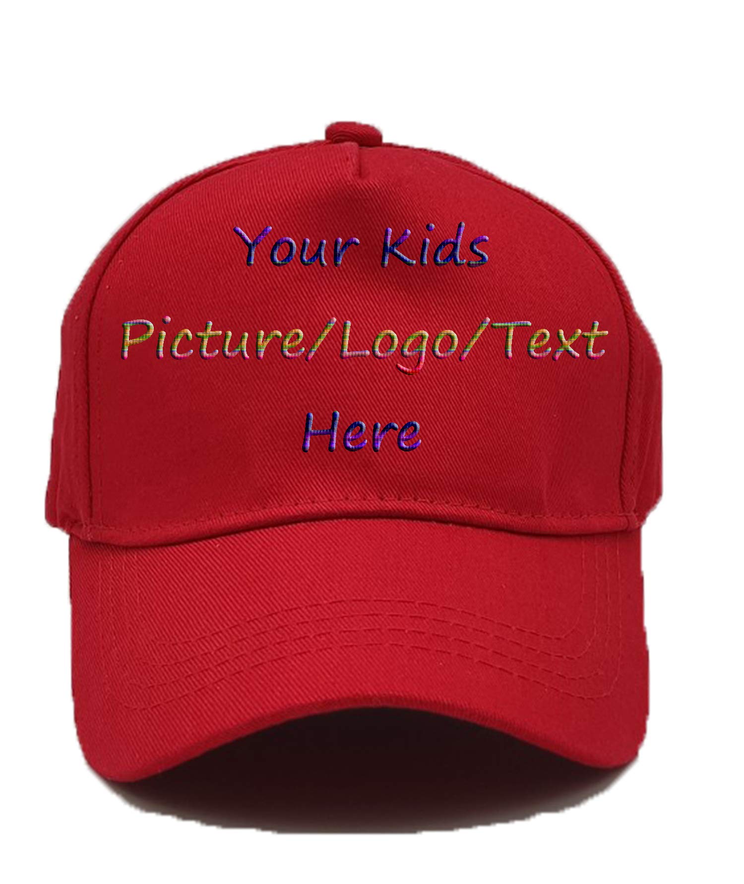 Custom Kids 2-Tone Mesh Snapback Hats for Boys & Girls - Funny Trucker Hats with Picture/Text Personalization - Perfect for Outdoor Play, Birthday Parties & Family Photos