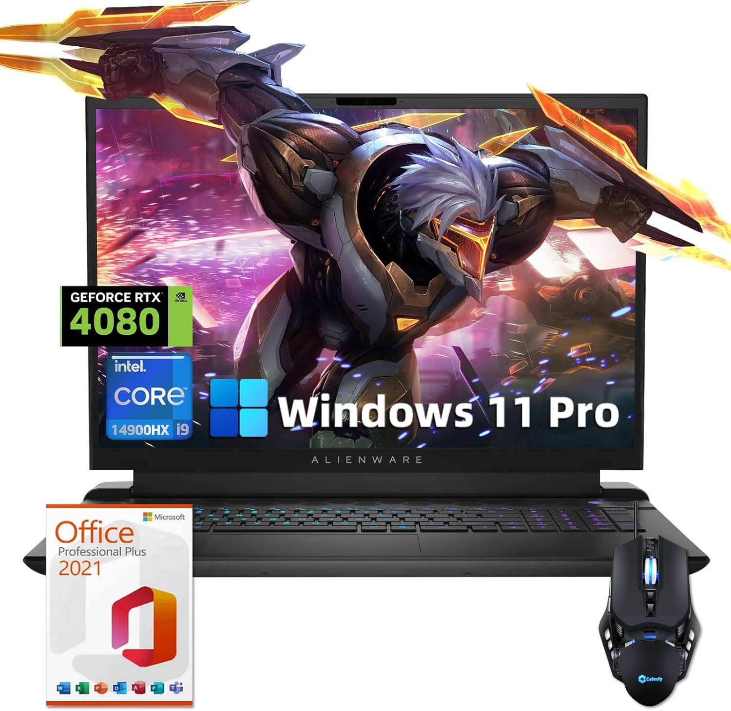Alienware M18 R2 Gaming Laptop - i9 RTX 4080 for Pro Gaming & Streaming