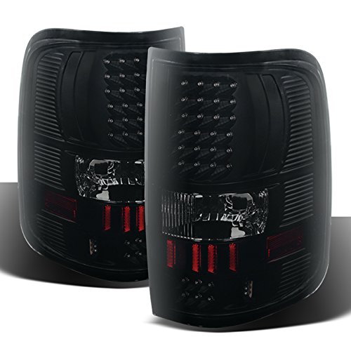 AKKON Black Smoked LED Tail Lights Brake Lamps Pair for 2004-2008 Ford F150 F-150 Pickup Truck Styleside Model - Upgrade Your Truck's Style & Safety for Night Driving & Off-Road Adventures