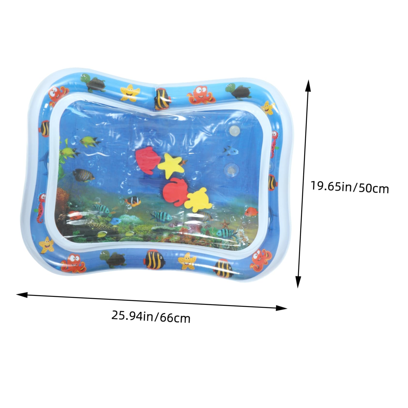 HAPINARY Baby Water Play Mat - Inflatable Water Cushion Sensory Toy for Toddlers & Infants | Splash Pad for Outdoor/Indoor Play, Summer Fun, Pool & Backyard Activities