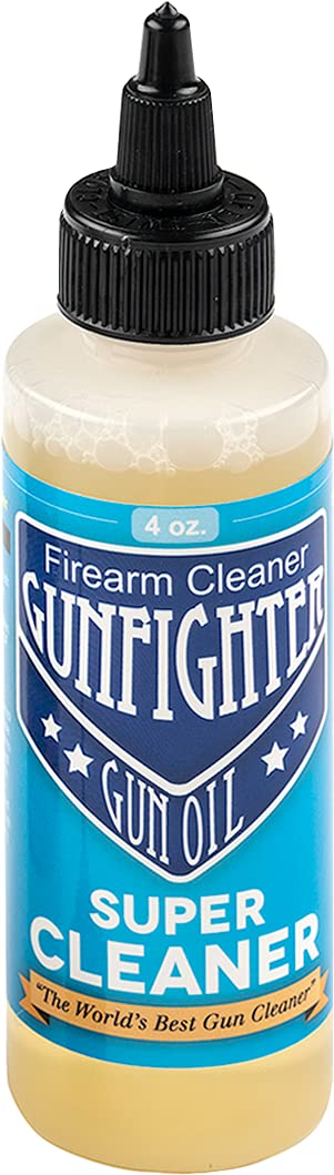 Gunfighter Super Cleaner (4oz Bottle) - Non-Toxic Gun Cleaner & Degreaser for Firearms, Pistols & Rifles | Safe for Home, Range & Hunting Use
