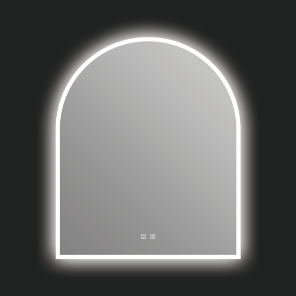 ICO Gemma 30x36 Inch LED Bathroom Mirror with Dimmable Lights - Perfect for Vanity, Makeup Application and Modern Home Decor