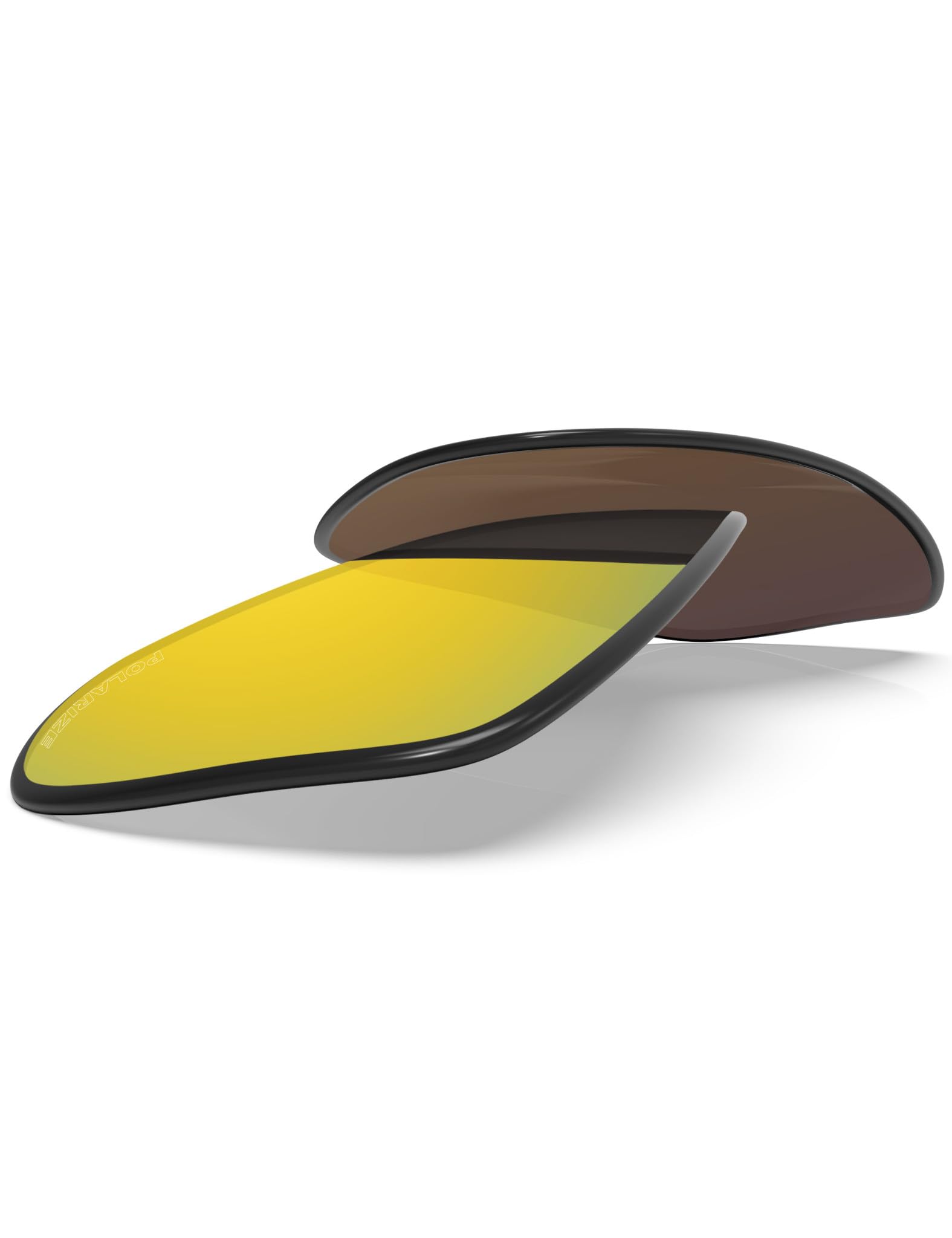 BLAZERBUCK Polarized Replacement Lenses for Oakley Monster Dog Sunglasses - Anti-Salt, Anti-Glare & UV Protection - Perfect for Beach, Fishing & Outdoor Sports