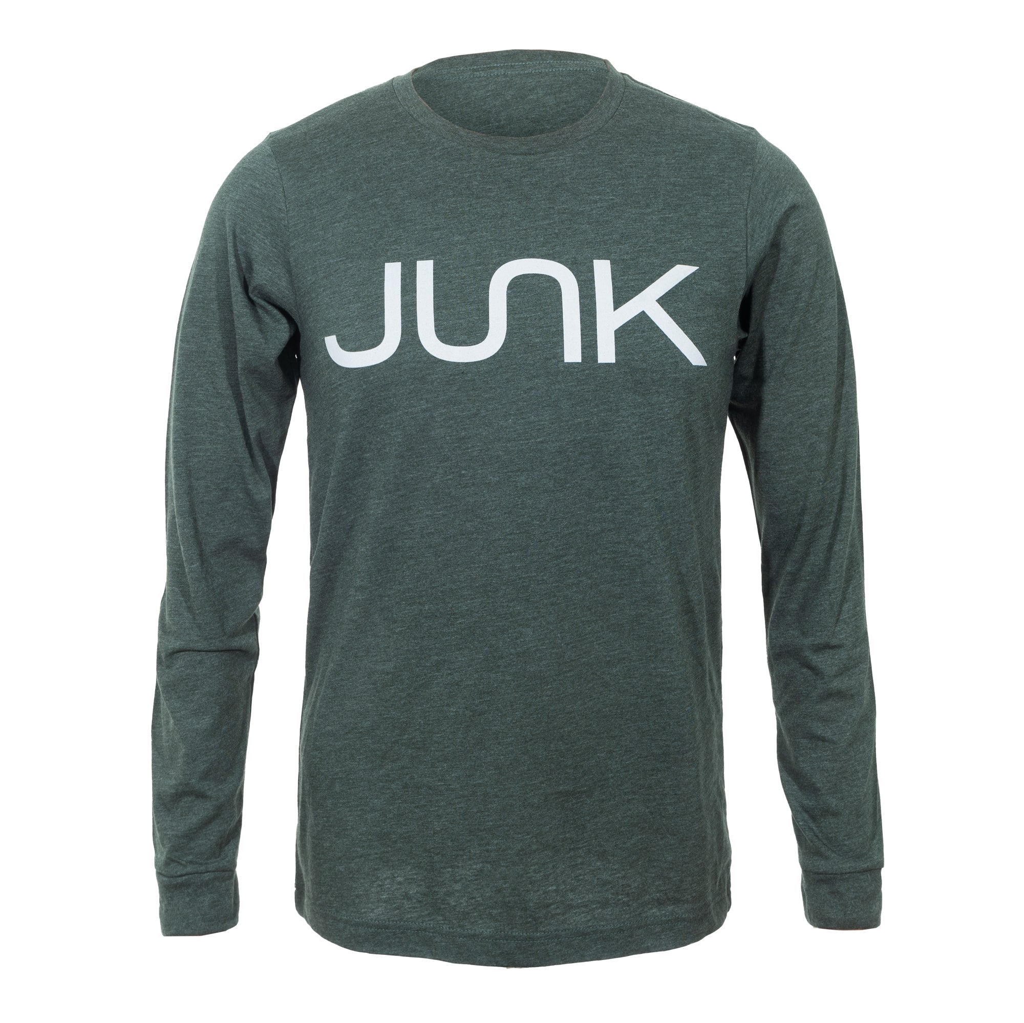 JUNK Tri-Blend Forest Long Sleeve T-Shirt for Men & Women - Soft Comfortable Casual Wear for Outdoor Activities & Daily Use
