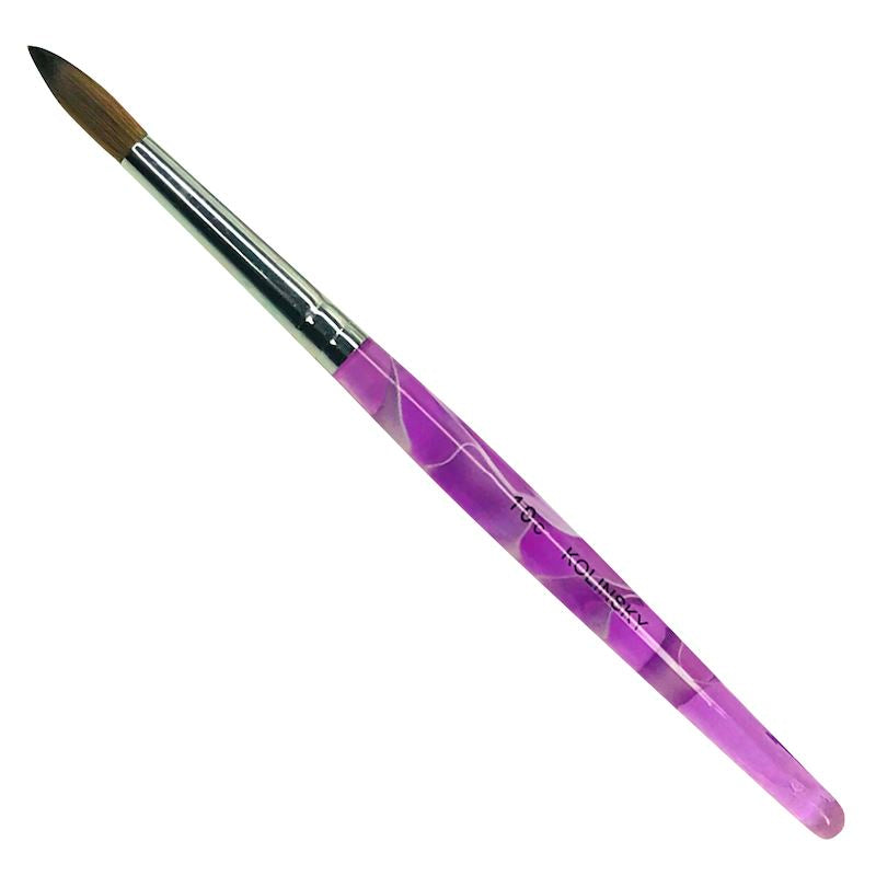 Premium Round Kolinsky Acrylic Paint Brush Set for Professional Artists - Perfect for Oil, Watercolor & Acrylic Painting, Canvas Art & Fine Detailing
