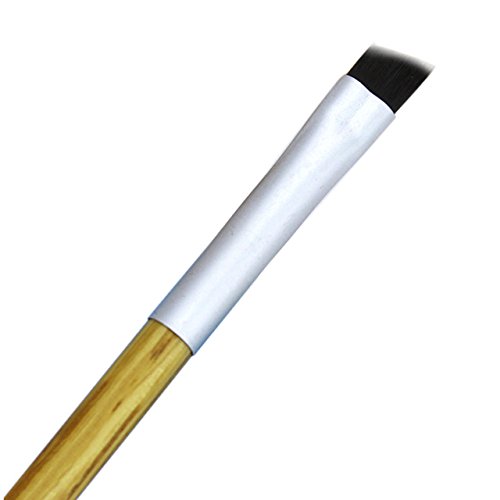 Professional Eyebrow Brush Set - 2 in 1 Bamboo Handle Eyebrow Brush & Comb for Perfect Eyebrow Shaping | Ideal for Eyebrow Makeup, Grooming, and Styling at Home or Salon