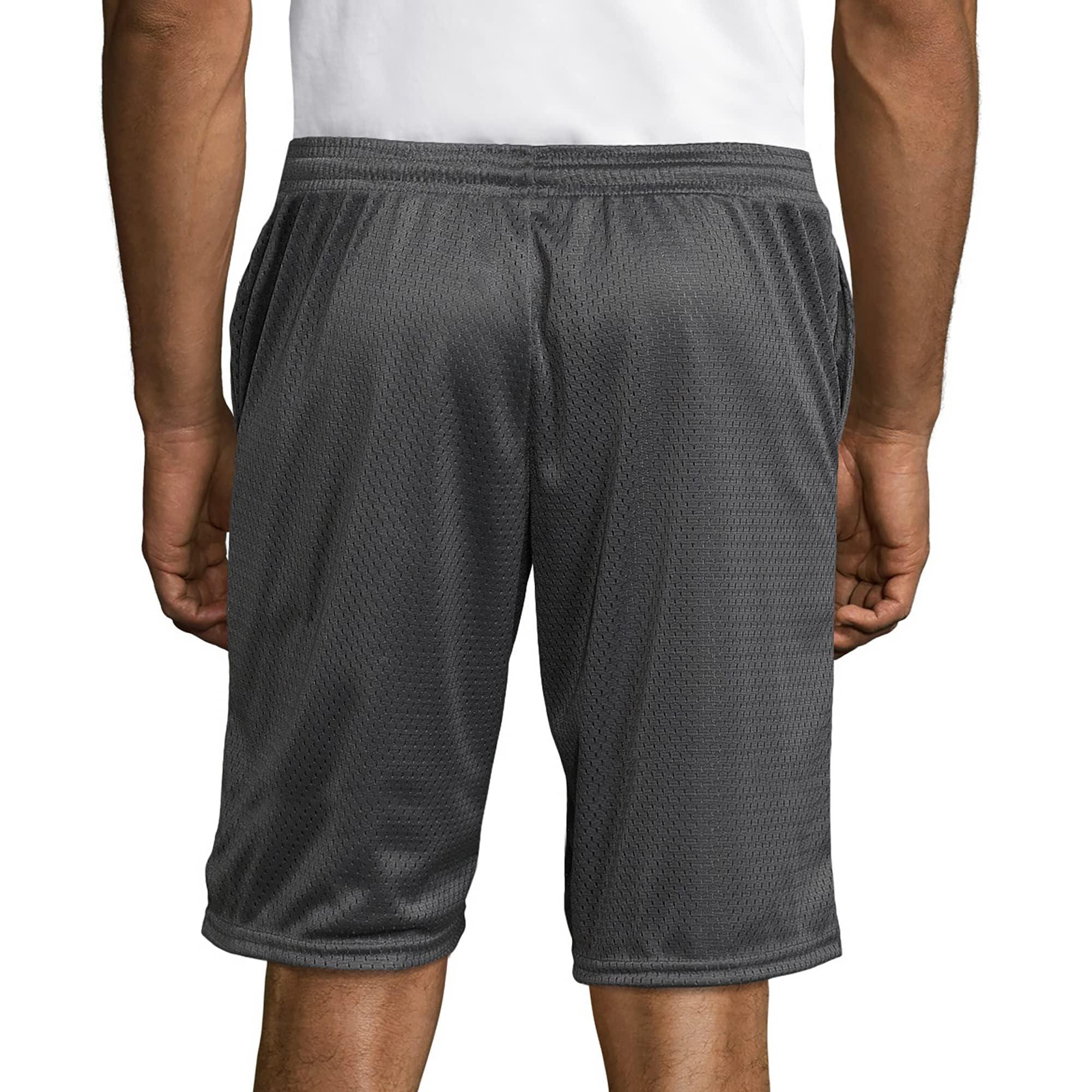Hanes Men's Comfort Fit Mesh Pocket Shorts - Breathable Athletic Casual Shorts for Running, Gym, and Everyday Wear