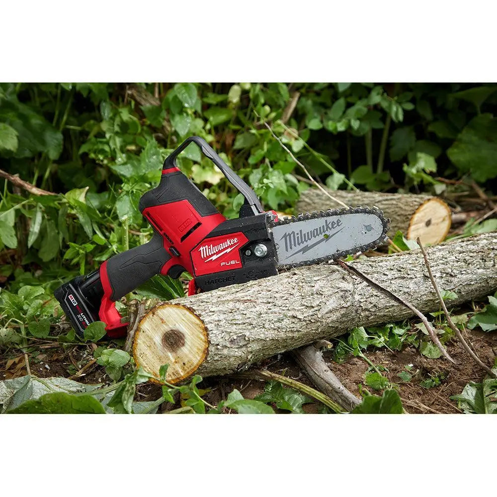 Milwaukee 2527-20 M12 FUEL HATCHET 6-Inch Cordless Pruning Saw - Battery-Powered Tree Trimmer & Garden Tool for Landscaping, Wood Cutting & Outdoor Maintenance