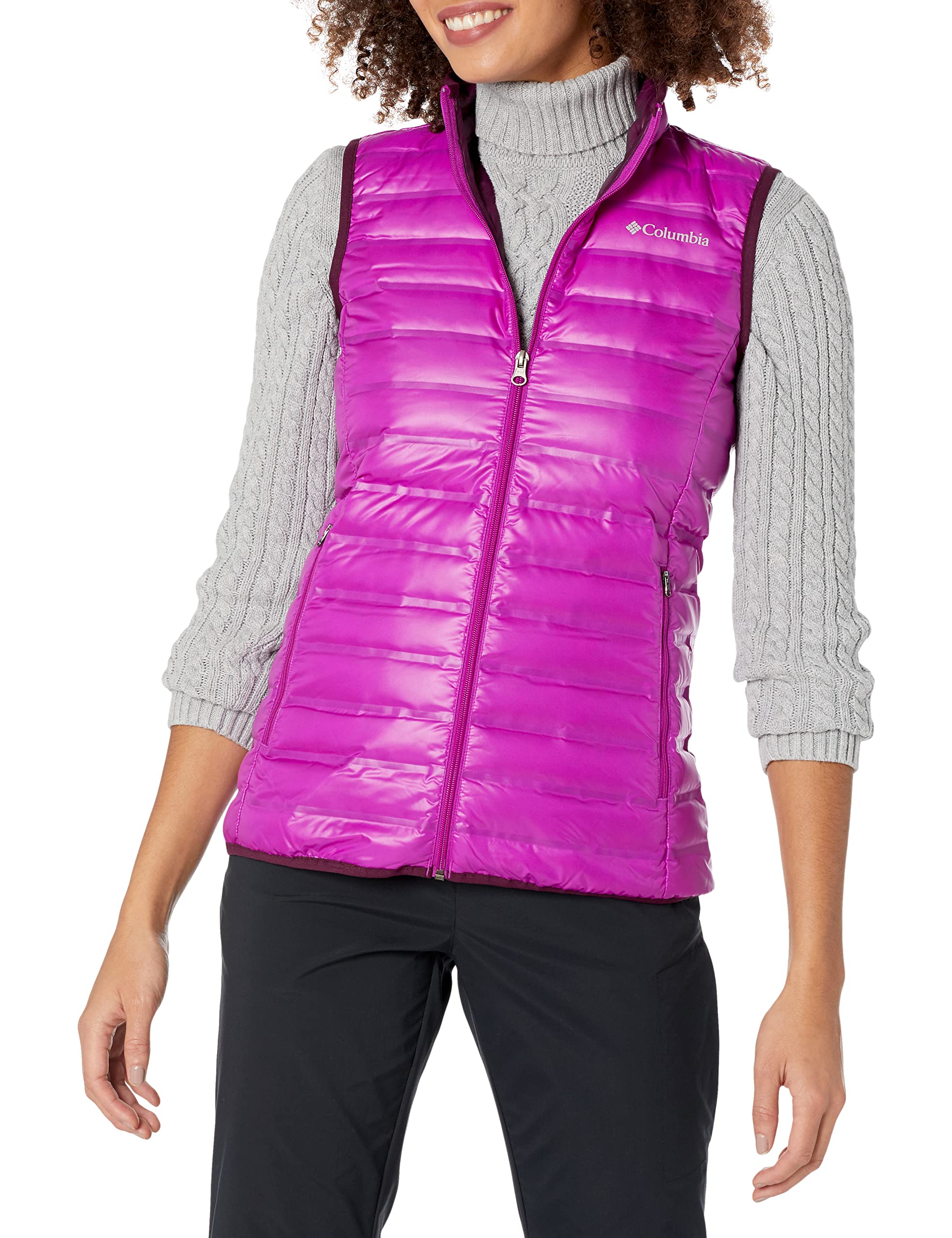 Columbia Women's Flash Forward Down Vest - Lightweight Insulated Puffer Vest for Outdoor Activities, Hiking & Cold Weather - Water-Resistant & Warm Winter Jacket Alternative