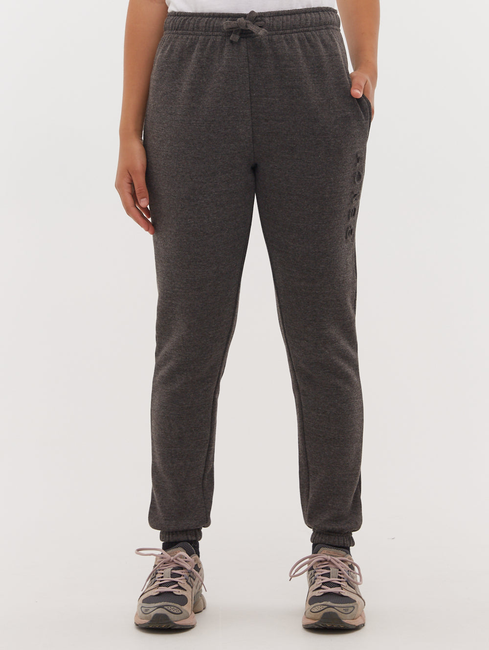 Marianna Women's High Waist Logo Joggers - Soft Fleece Lounge Pants for Yoga, Running & Casual Wear