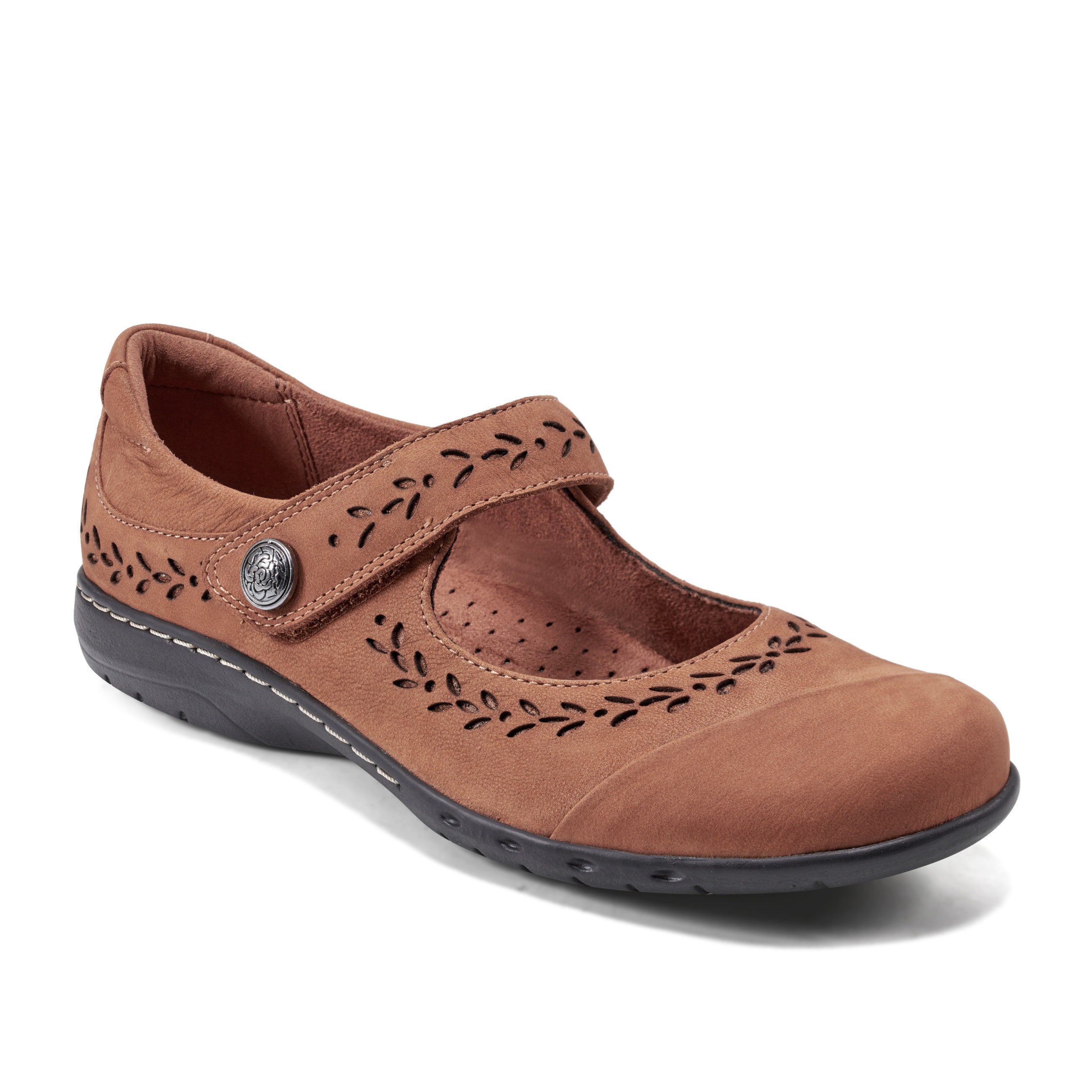 Women's Perry Casual Mary Jane Ballet Flats - Comfortable Slip-On Shoes for Work, Walking & Everyday Wear | Non-Slip Soft Sole | Perfect for Office, Travel & Outfits