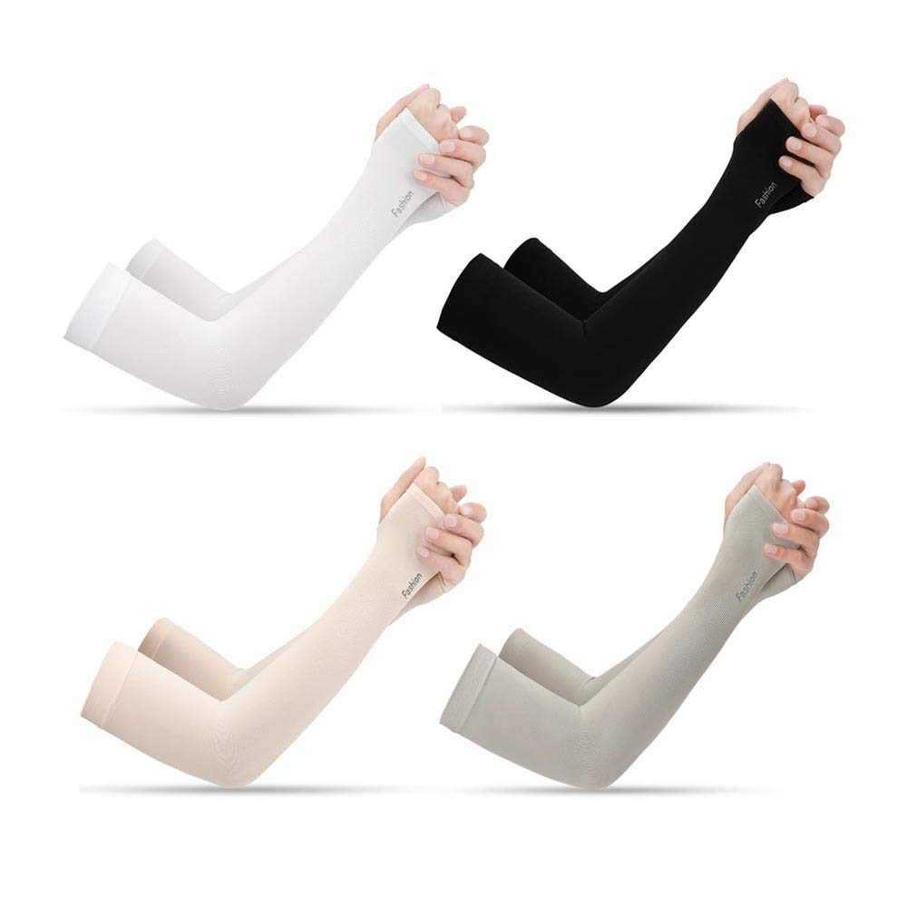 UV Protection Arm Sleeves for Men & Women - Breathable Sunscreen Sunshade Cuffs for Outdoor Sports, Running, Golf, Cycling, Basketball, Fishing & Driving - Ideal for Travel, Hiking & Summer Activities