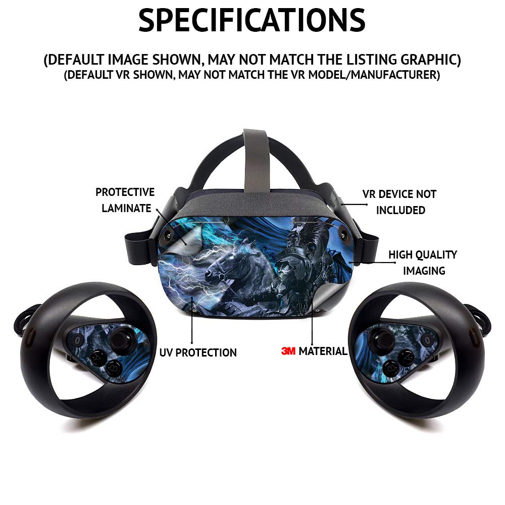 MightySkins Vinyl Decal Wrap Cover Compatible with Oculus Quest 2 - Charcoal Lattice Design | Protective & Durable Skin for VR Headset | Easy to Apply & Remove | Made in USA | Perfect for Gaming, VR Enthusiasts & Customization Lovers