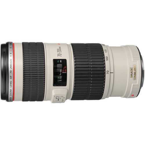 Canon EF 70-200mm f/4L IS USM Telephoto Zoom Lens for Portrait, Sports & Wildlife Photography - Professional DSLR Camera Lens with Image Stabilization