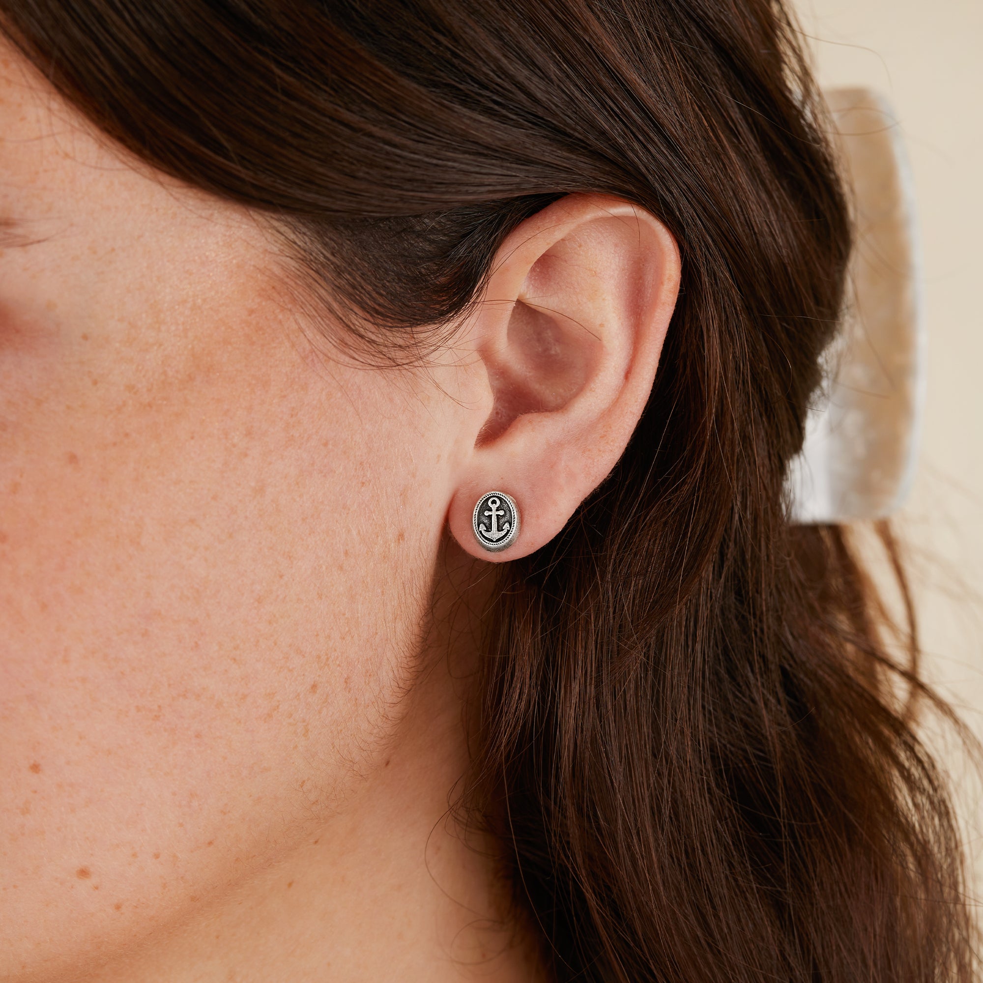 Anchor Stud Earrings for Women - Stainless Steel Hypoallergenic Jewelry - Perfect for Everyday Wear, Gifts & Nautical Fashion