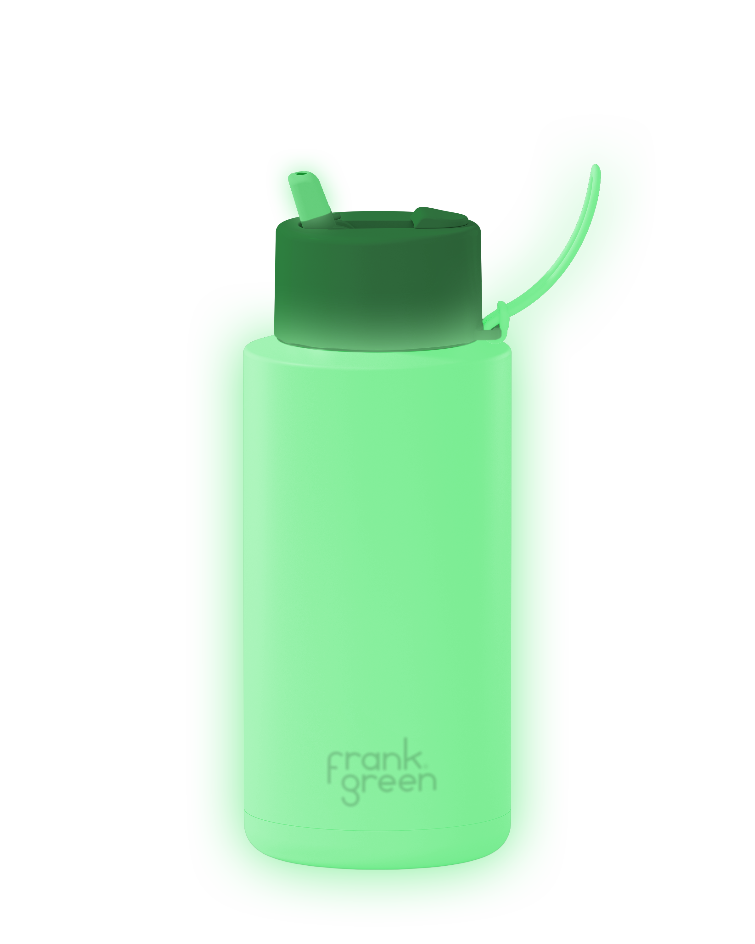 Glow Ceramic Reusable Water Bottle 34oz (1000ml) - Insulated, Leak-Proof & Eco-Friendly for Gym, Hiking & Everyday Hydration