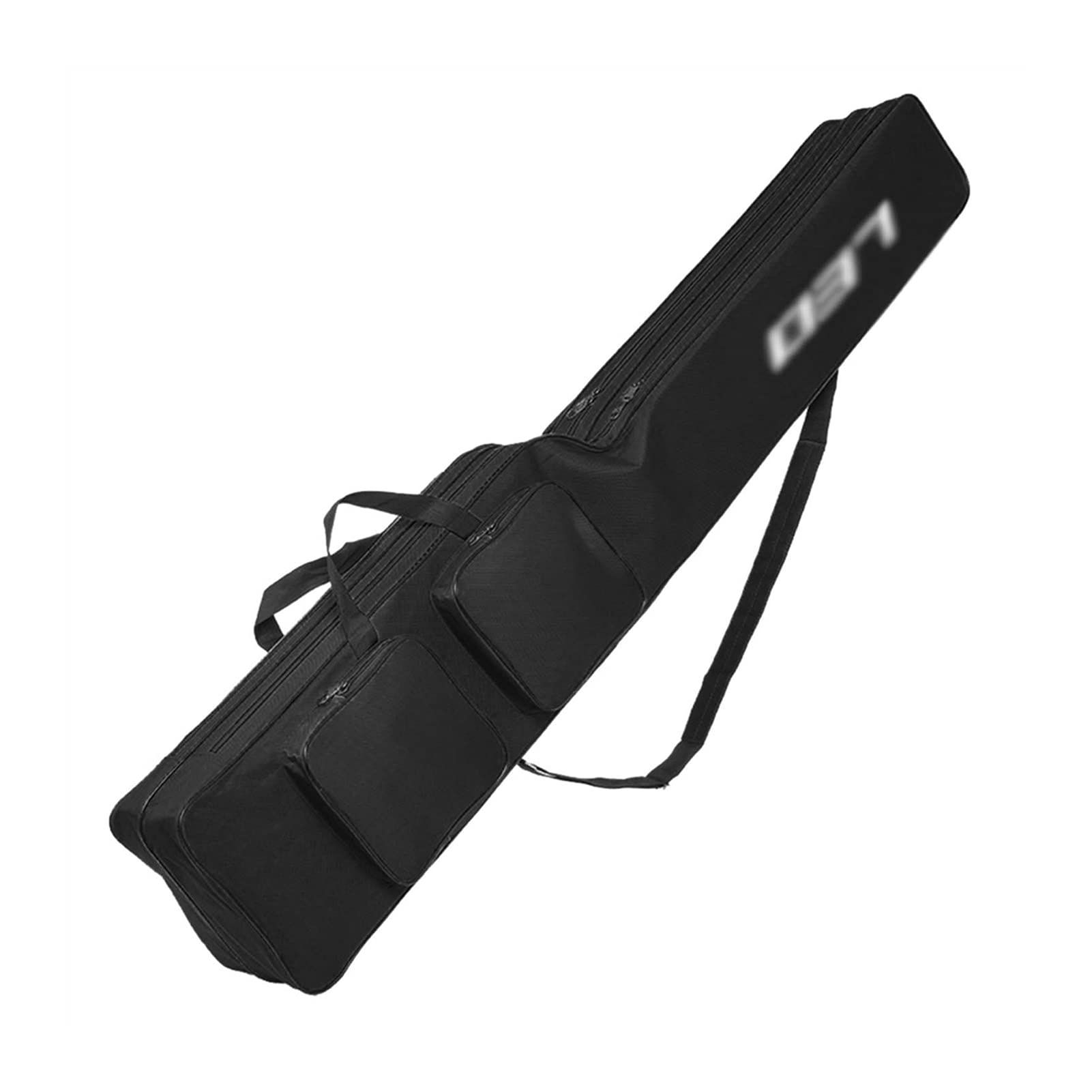 TOMYEUS 130cm Portable Fishing Rod Bag - 2-Layer Waterproof Fishing Pole Case with Reel Storage, Tackle Organizer & Carry Handle - Ideal for Travel, Camping & Outdoor Fishing Trips