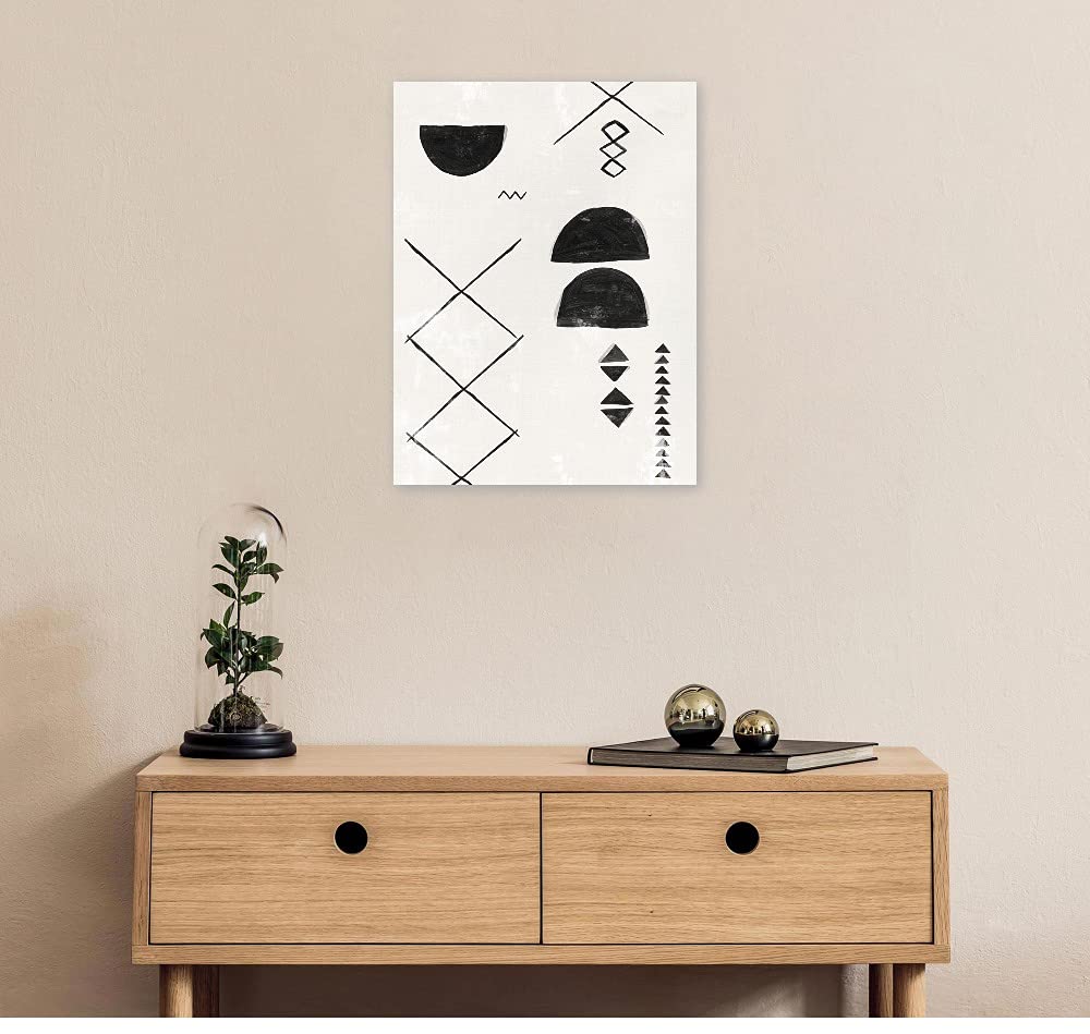 African Motifs Canvas Wall Art by Artist Isabelle Z - Handmade Fine Art Print for Living Room, Bedroom, Office Decor - Ready to Hang 32x43 Inch - Perfect for Home, Office & Commercial Spaces