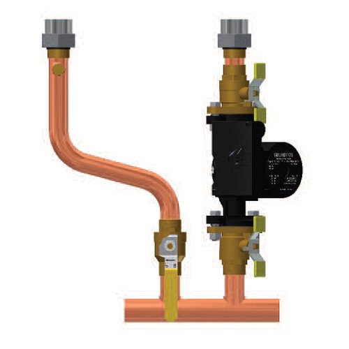 Timesaver Primary Secondary Piping Manifold (1.25 inch SWT) for Challenger Solo Boilers - High Efficiency Hydronic Heating System Component for Home & Commercial Use