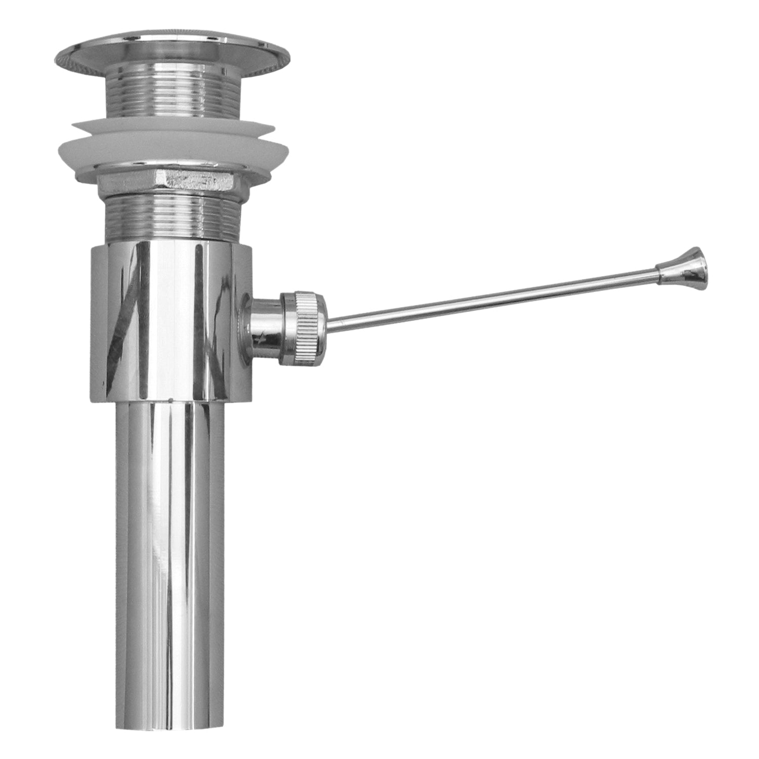 Pop Up Mechanical Drain Stopper - Heavy Duty Stainless Steel Sink Plug for Kitchen & Bathroom - Perfect for Hair Clog Prevention & Water Conservation