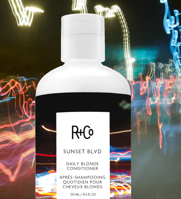 R+Co Sunset BLVD Daily Blonde Conditioner for Color-Treated Hair - Hydrating & Brightening Formula for Blonde & Highlighted Hair - Perfect for Daily Use at Home or Salon