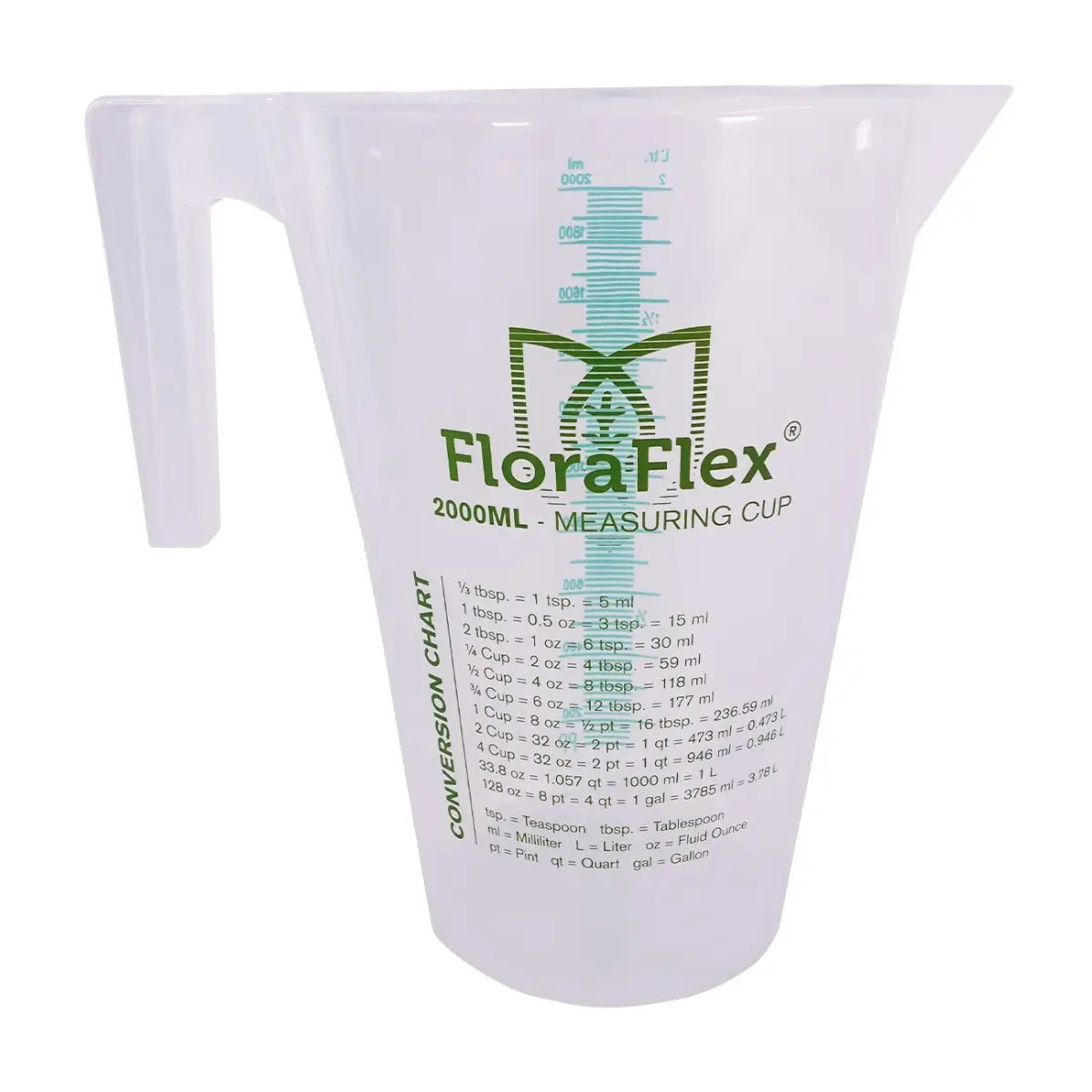 FloraFlex Measuring Cup - 8oz & 16oz Sizes - Precise Liquid Measurement for Hydroponics & Gardening - Perfect for Nutrient Mixing, pH Testing & Indoor Plant Care