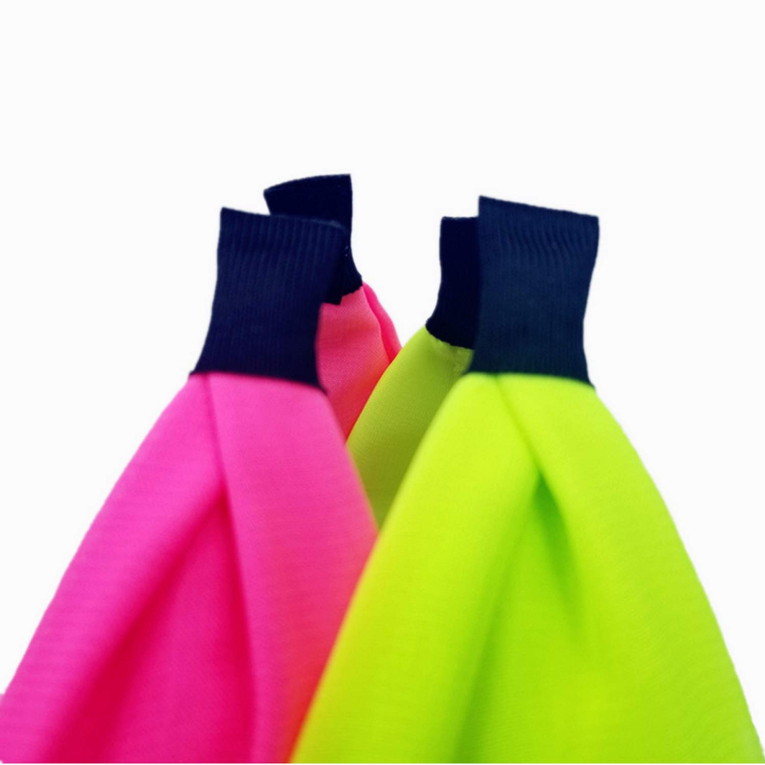 2 Pack Knotted Headbands for Women - Wide Turban Hairbands, Fluorescent Hair Hoops, Fashion Hair Accessories for Women & Girls | Perfect for Yoga, Workouts, and Everyday Styling