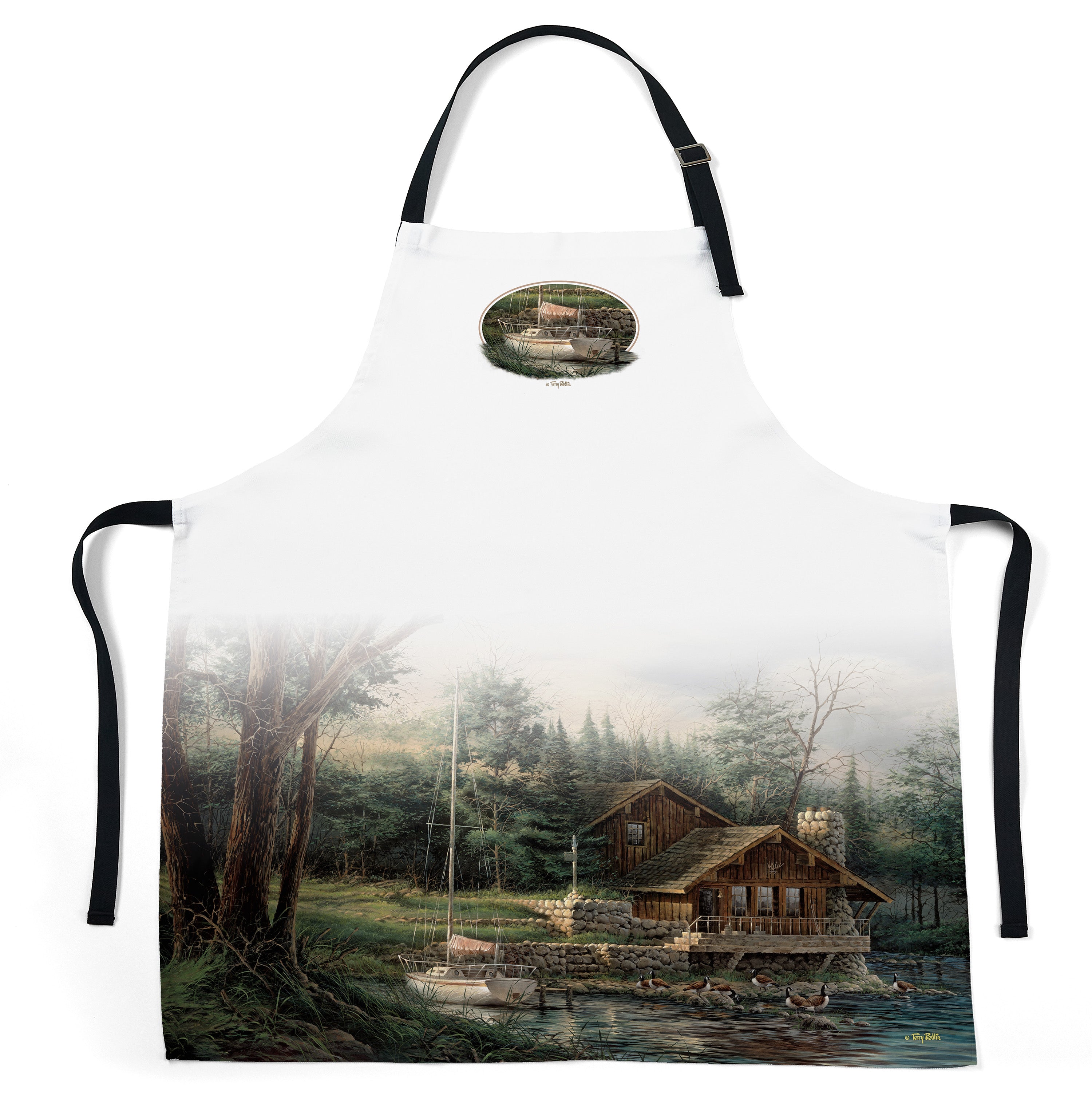 Changing Seasons Summer Apron - Lightweight & Stylish Kitchen Apron for Cooking, Baking & Grilling - Perfect for Outdoor BBQ & Indoor Cooking