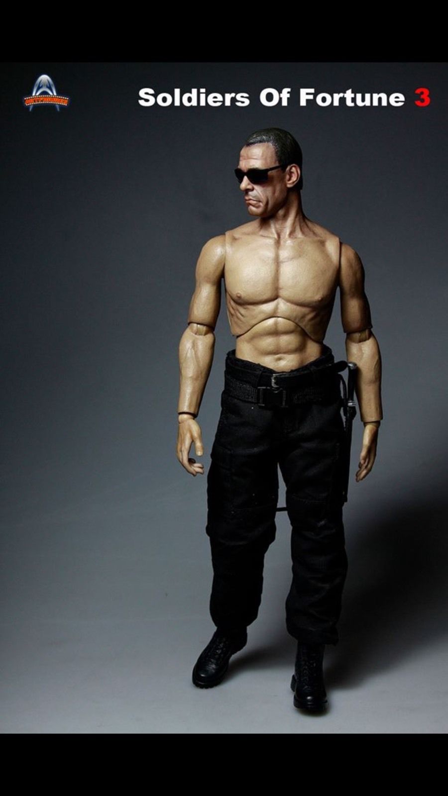 1/6 Scale Jean Claude Van Damme (Jean Vilain) Expendables 2 Action Figure - Soldiers of Fortune 3 Collectible Art Figure for Movie Fans & Display - Perfect for Collectors, Gifts, and Home Decor