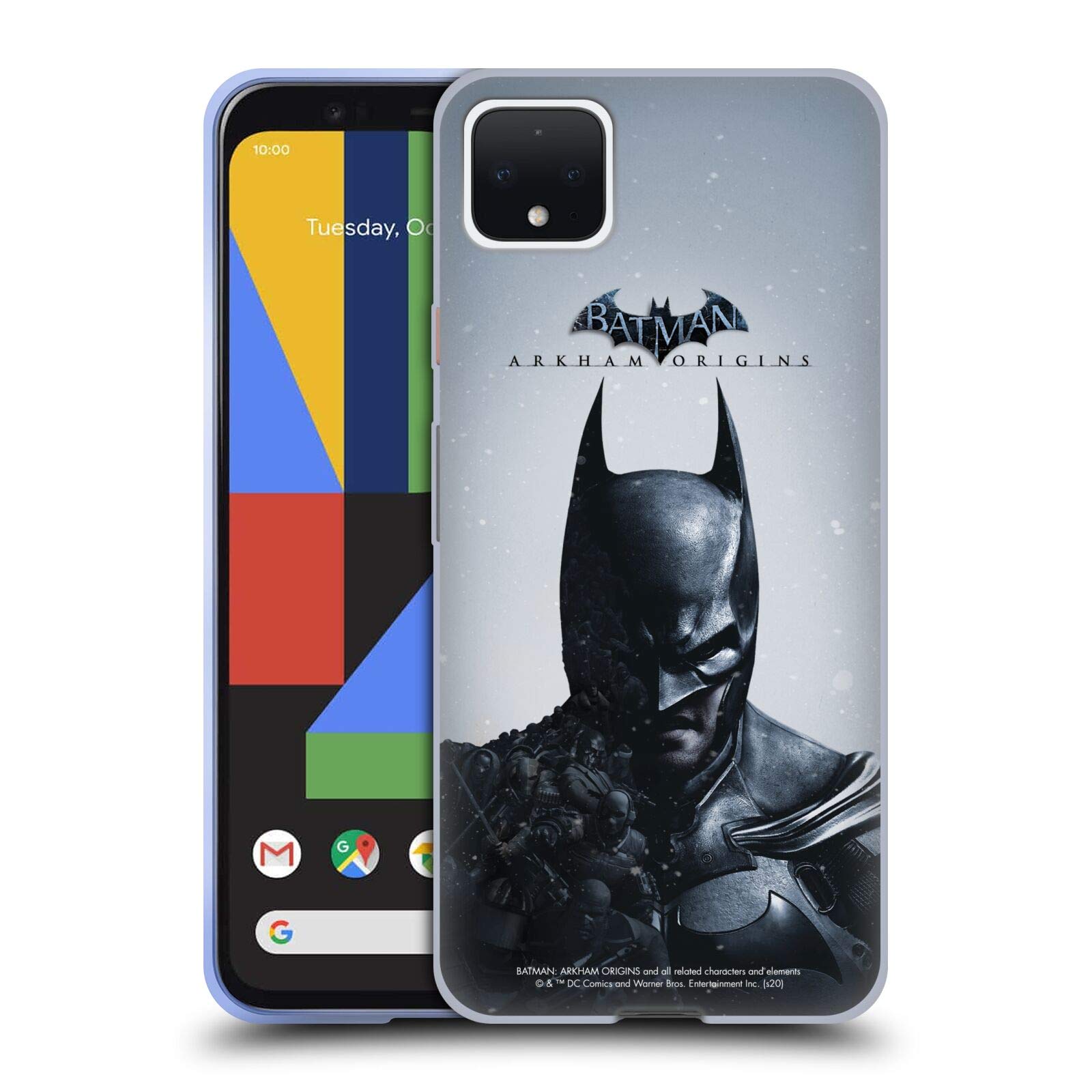 Batman Arkham Origins Gel Case for Google Pixel 4 XL - Gaming & Protection