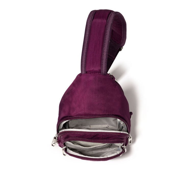 Baggallini Securtex Anti-Theft Crossbody Sling Bag for Women - RFID Blocking, Lightweight & Secure Travel Purse - Perfect for Day Trips, Commuting, and Shopping