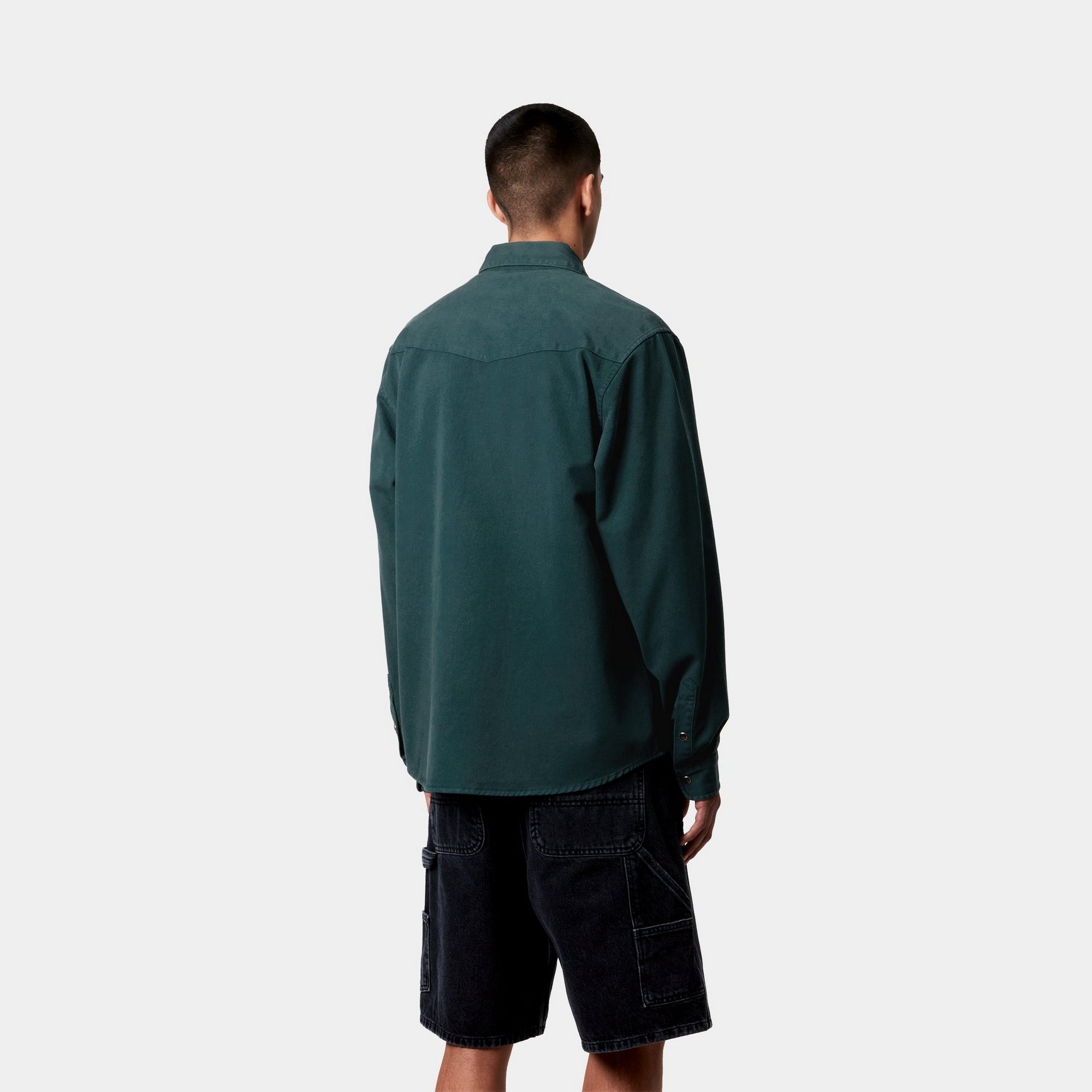 Santa Fe Shirt for Men | Deep Lagoon Color | Casual Button Down Shirt | Perfect for Outdoor Adventures & Travel