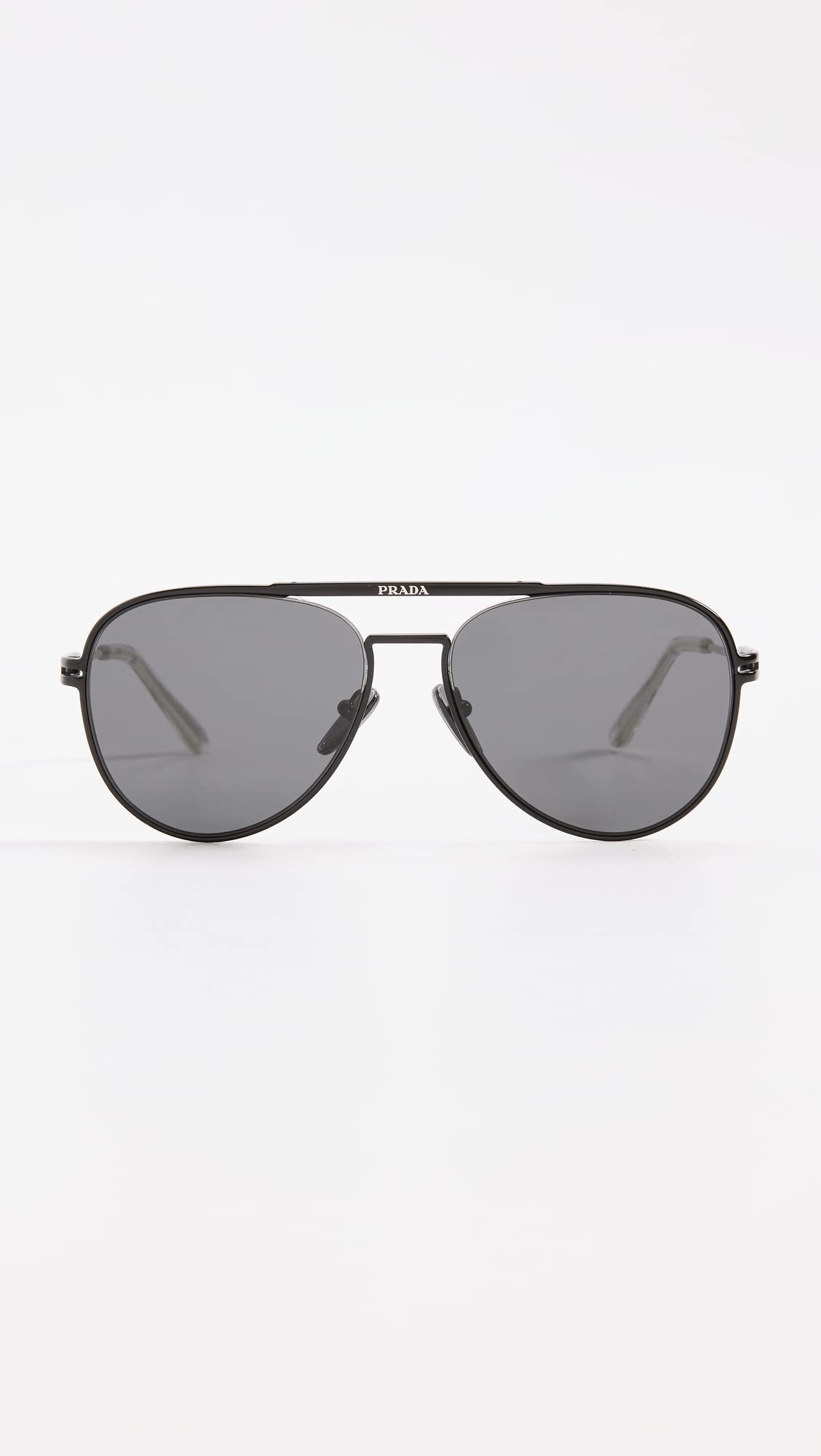 Prada Aviator Sunglasses for Women & Men - Classic Polarized Pilot Shades - UV400 Protection - Luxury Fashion Sunglasses for Driving, Travel & Outdoor Activities