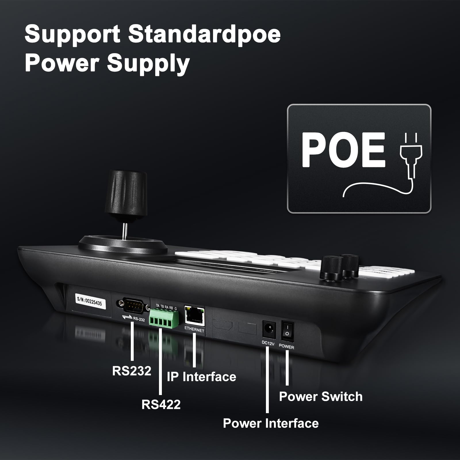 4D POE IP PTZ Controller with 5