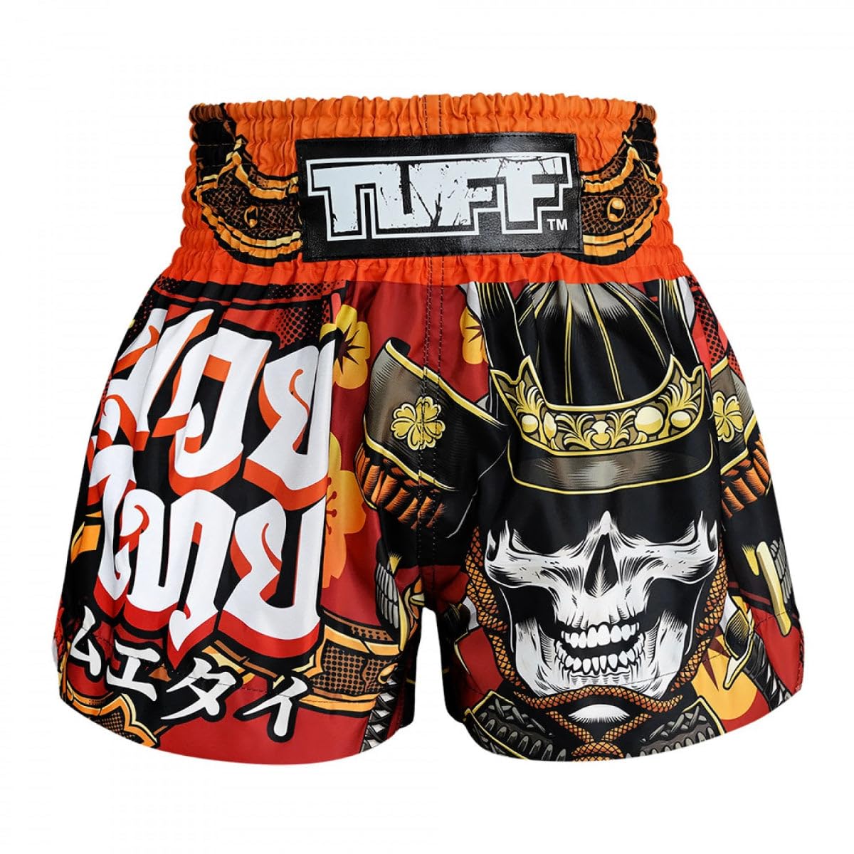 Tuff Sport Muay Thai Shorts - Premium Boxing & MMA Shorts for Men, Kickboxing Training, Traditional Thai Style Workout Gear - Perfect for Martial Arts, Fitness & Competition