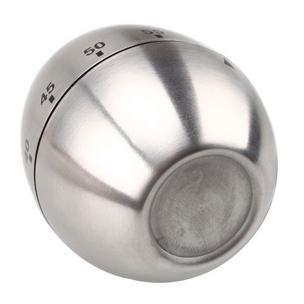 Norpro 1481 Stainless Steel 3-Minute Egg Timer for Perfect Boiled Eggs - Kitchen Cooking Gadget for Soft, Medium & Hard Boiled Eggs