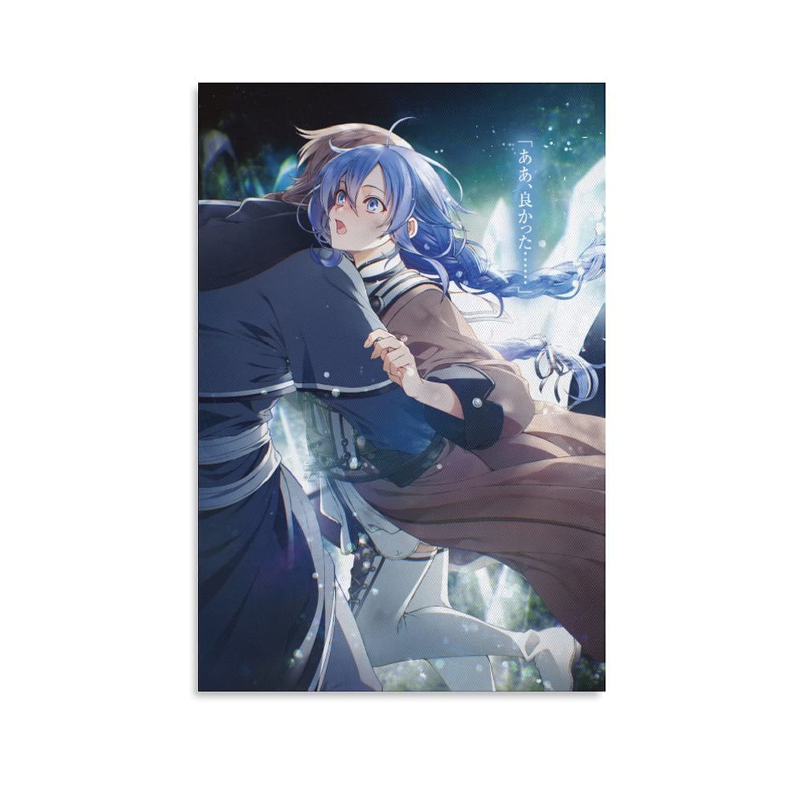 Mushoku Tensei: Jobless Reincarnation Anime Poster - 20x30 Inches (50x75cm) Canvas Wall Art for Bedroom, Office & Gaming Room Decor - Perfect Gift for Anime Fans & Home Decoration