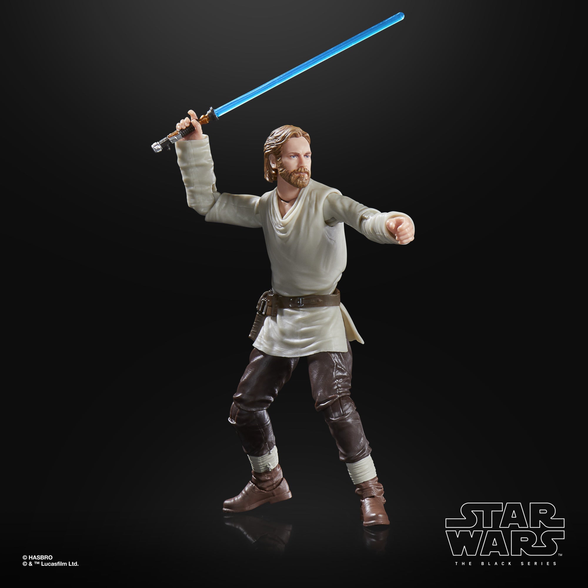 Star Wars The Black Series Obi Wan Kenobi Wandering Jedi 6-Inch Action Figure - Premium Collectible Toy for Display & Role Play Scenes