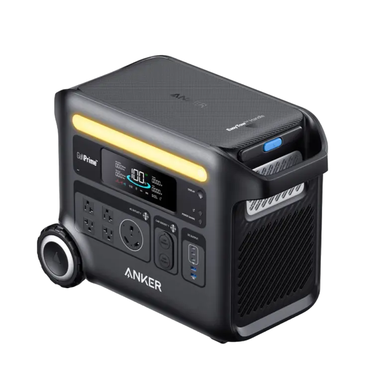Anker SOLIX F2600 2560Wh Solar Generator | Portable Power Station with 30A Transfer Switch for Home Backup, Camping & Outdoor Adventures