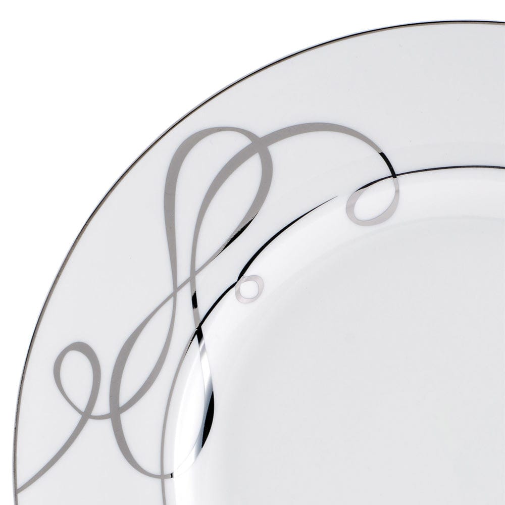Love Story 24-Piece Dinnerware Set - Service for 8 People | Elegant Porcelain Dinner Plates, Salad Plates, Bowls & Mugs | Perfect for Family Dinners, Holiday Entertaining & Wedding Registries