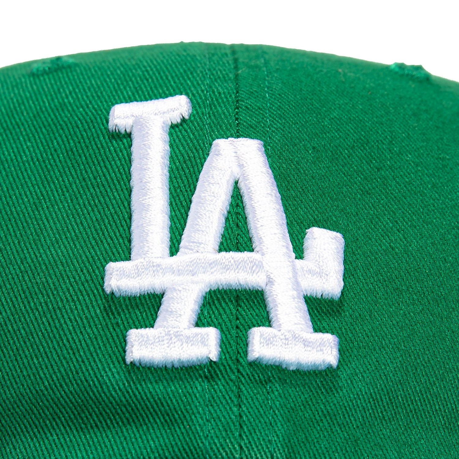 47 Brand Los Angeles Dodgers Cleanup Adjustable Baseball Cap - Kelly Green & White - Perfect for Game Day, Sports Events & Casual Wear