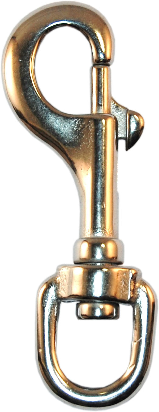 92mm Stainless Steel Beaver Single End Bolt Snap - Heavy Duty Swivel Hook for Dog Leashes, Keychains, and Outdoor Gear