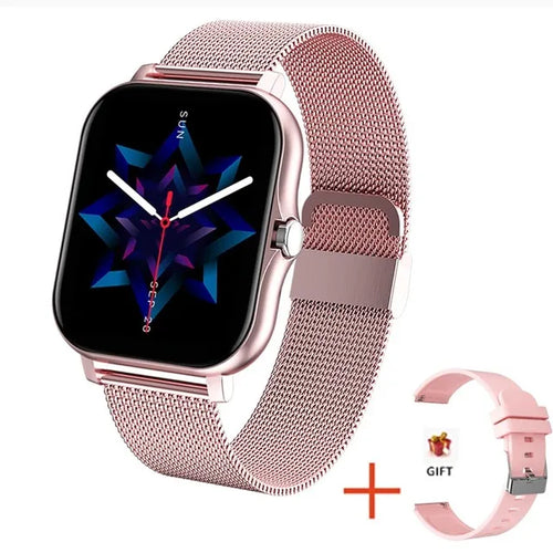Pink With Mesh Strap