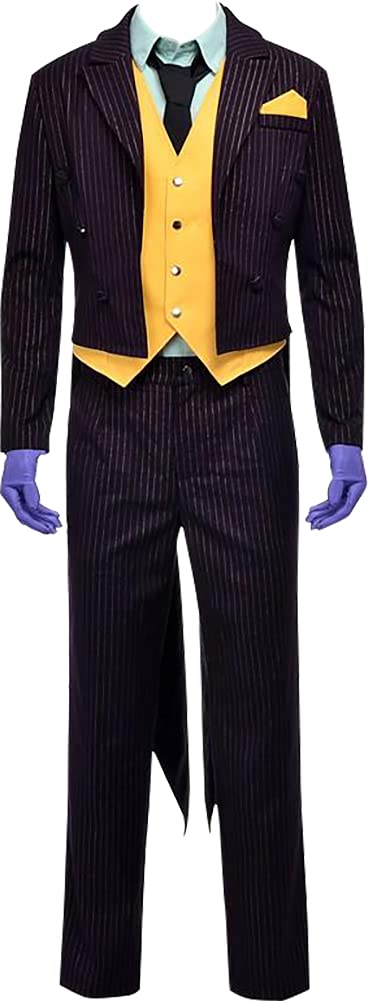 Batman Arkham Asylum Joker Cosplay Costume - Premium Halloween Party Outfit for Comic Con & Cosplay Events